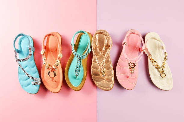 Fashionable sandals perfect for summer dresses