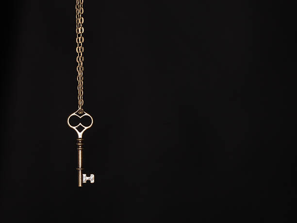 Key necklace as a fashionable and meaningful accessory 
